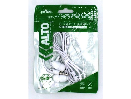 Наушники вкладыши PERFEO ALTO БЕЛЫЕ